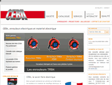 Tablet Screenshot of ceba-fr.com